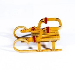 Елочные игрушки: Санки Большие 370-1 - Idh фото 2