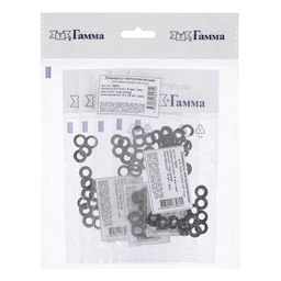 04 Люверсы ФАСОВКА d 6 мм 5 x 10 шт под оксид