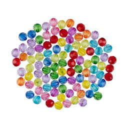 Бусина Zlatka MIX акрил ABR 8 мм 25 г №01 ассорти