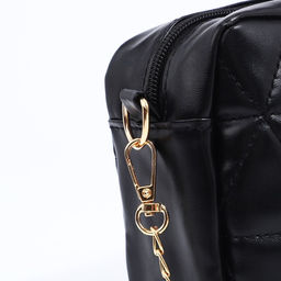 Сумка кросс-боди на молнии, цвет чёрный - Simaland фото 7