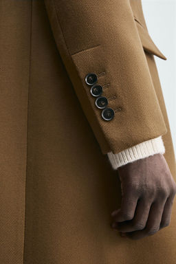 WOOL BLEND STRUCTURED COAT - Zara фото 5