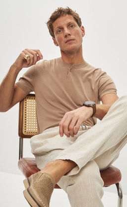 Брюки лен P411-0865 natural linen - Primm фото 7