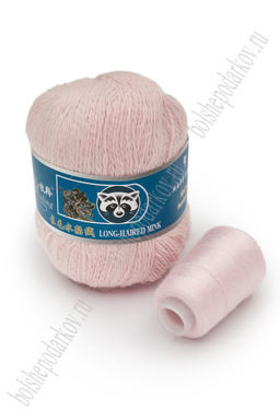 Пряжа "Пух норки" 50 гр (5 шт) SF-7846, светло-розовый №36