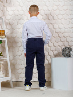 Брюки чиносы Александр синий - Ладошки фото 4