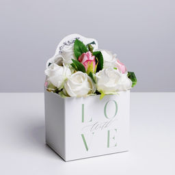 Цена за 2 шт. Коробки для мини букетов «DAVID», 12 × 20 × 10 см