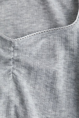Camiseta con ribetes de picot - H&m фото 4