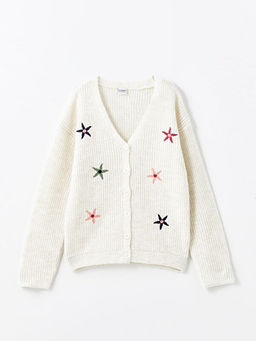 V Yaka K?z ?ocuk Triko H?rka