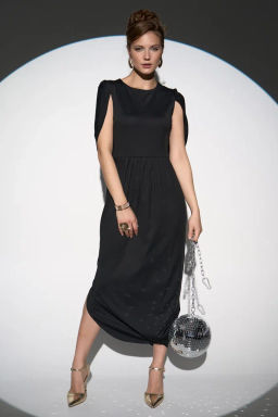 Платье Грация (черный) - Эльза фото 22