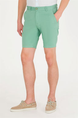 Мужские темно-зеленые тканые шорты - U.s. polo assn фото 2