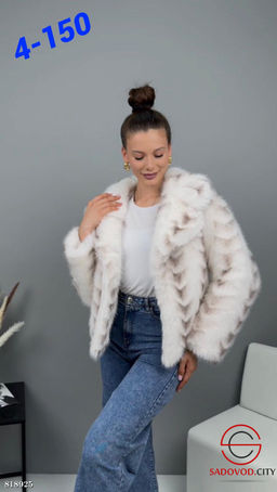 Шуба женская из искусственного меха