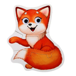 Цена за 2 шт. Макси - пазлы с глазками «Лесные животные», 4 пазла, 13 деталей