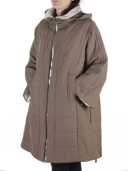 8862 GRAY/BROWN Куртка демисезонная женская