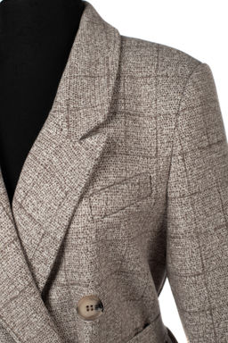 01-12048 Пальто женское демисезонное (пояс) - El podio фото 10