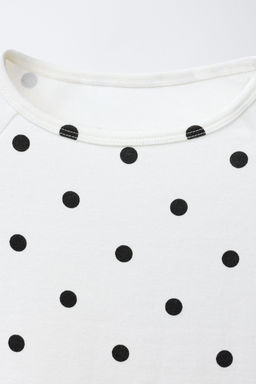 POLKA DOT T-SHIRT WITH MODAL - Zara фото 3