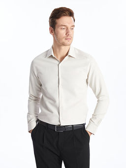 Slim Fit Uzun Kollu Arm?rl? Erkek G?mlek