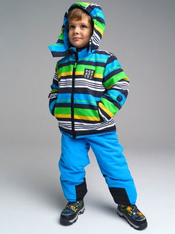 32212013 Комплект для мальчиков: куртка, полукомбинезон, голубой