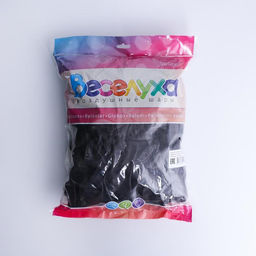 Воздушные шары латексные 12", 100 шт., кристалл, бордовые