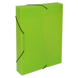 Expert Complete Короб архивный пластиковый 50 мм 1 шт. PRISMA NEON A4 эффект 3D лайм ЕС240441021