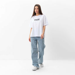 Футболка женская MIST Babe, размер M (44-46), белая