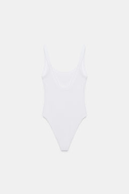 BODY TIRANTES ALGOD?N / Blanco - Zara фото 6