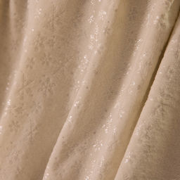 Плед «Этель» «Серебряные снежинки» 180×200 см,100% п/э, корал-флис 220 г/м²