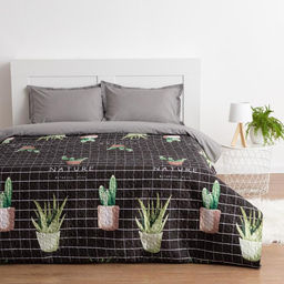 Покрывало евро Экономь и Я Кактусы 200х2105см