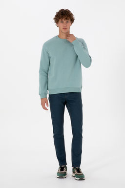 Erkek Mint Basic Sweatshirt Sepette S_rpriz _ndirim - U.s. polo assn фото 4