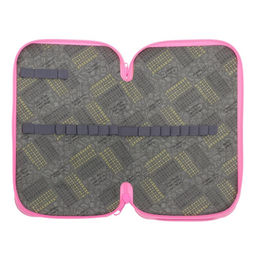 Пенал школьный, 2 секции, 12.5×20.5×4 см «Авокадо-кот»