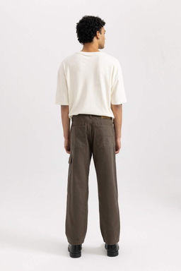 Джинсовые брюки широкого кроя с нормальной талией и широкими штанинами - Defacto фото 7