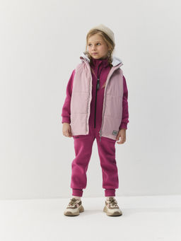 Жилет на молнии с капюшоном Роза - Bungly фото 5