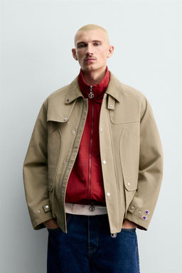 CHAMPION ® X ZARA POCKET TRENCH COAT  фото 2