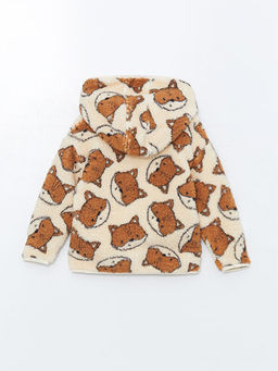 Kap??onlu Bask?l? Erkek Bebek H?rka