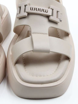 08-PET252-2 LT. BEIGE Босоножки женские (натуральная кожа)