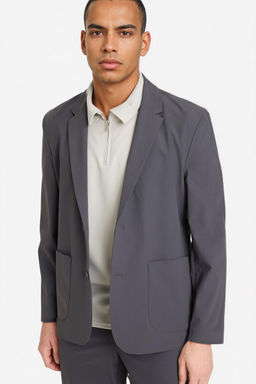 Teknik Kuma_tan Esnek Blazer Ceket - Defacto фото 6