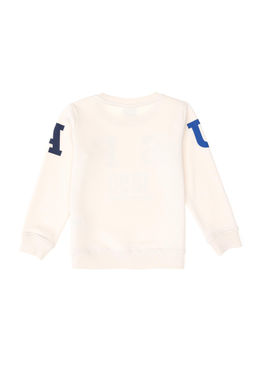 Кремовый свитшот для мальчика Неожиданная скидка в корзине - U.s. polo assn фото 3