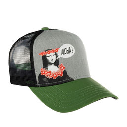 Бейсболка COASTAL арт. HFT Mona (серый / зеленый)