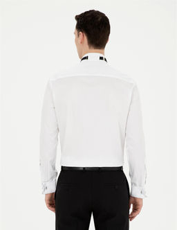 Beyaz Slim Fit Smokin G_mlek - Pierre cardin фото 5