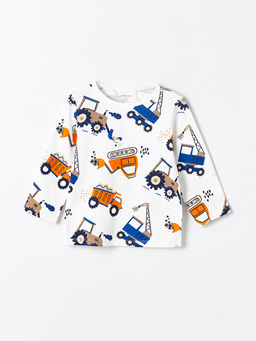 Bisiklet Yaka Uzun Kollu Bask?l? Erkek Bebek Pijama Tak?m? 2li - Waikiki фото 2