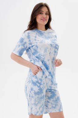 Костюм из кулирки унисекс дым голубой макси - Амадэль фото 12