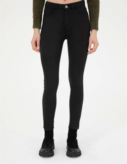 Siyah Skinny Fit Kanvas Pantolon - Pierre cardin фото 2