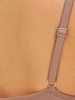 Топ на тонких регулируемых бретелях с чашечками - My фото 49