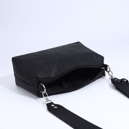 Сумка женская через плечо TEXTURA, средний размер, цвет чёрный  фото 7