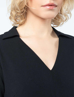 VILATTE / Платье из эластичного крепа  фото 3