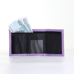 Кошелёк детский на липучке «Выбражулька», розовый