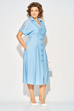 Платье Liliana 1519 голубой  фото 9