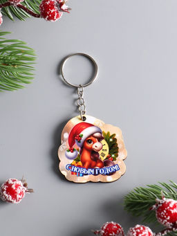 Набор брелоков для ключей на кольце «Новый год. Скакуны», 5 шт., 4.5 см