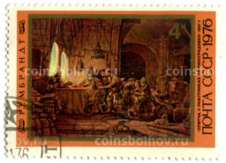 Марка Рембрандт Притча о работниках на винограднике 1637 год