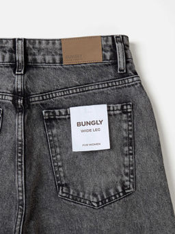 Джинсы Wide fit "Темно-серые" женские
