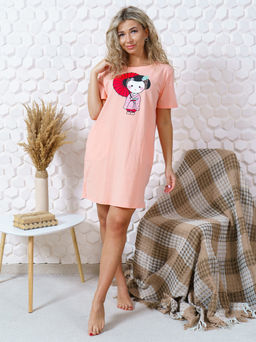 858 Футболка "персик"