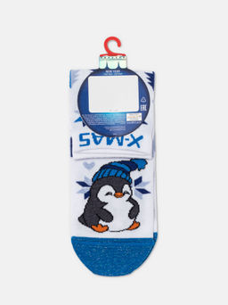 Цена за 2 пары. Носки новогодние белый - Conte elegant фото 7